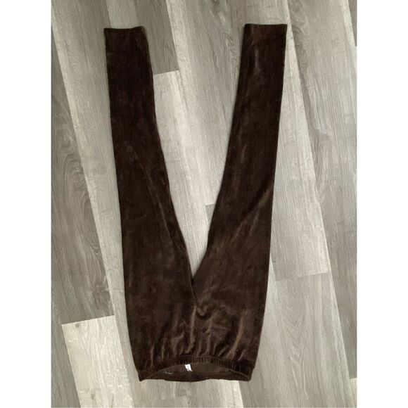 No Boundaries Brown Corduroy and Leopard Print Leggings, Size Medium, Lot of 2 - Picture 11 of 11